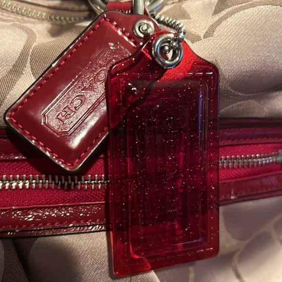 COACH Vintage Signature C Poppy Handbag - Picture 3 of 14